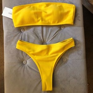 NWT Zaful high-rise bikini